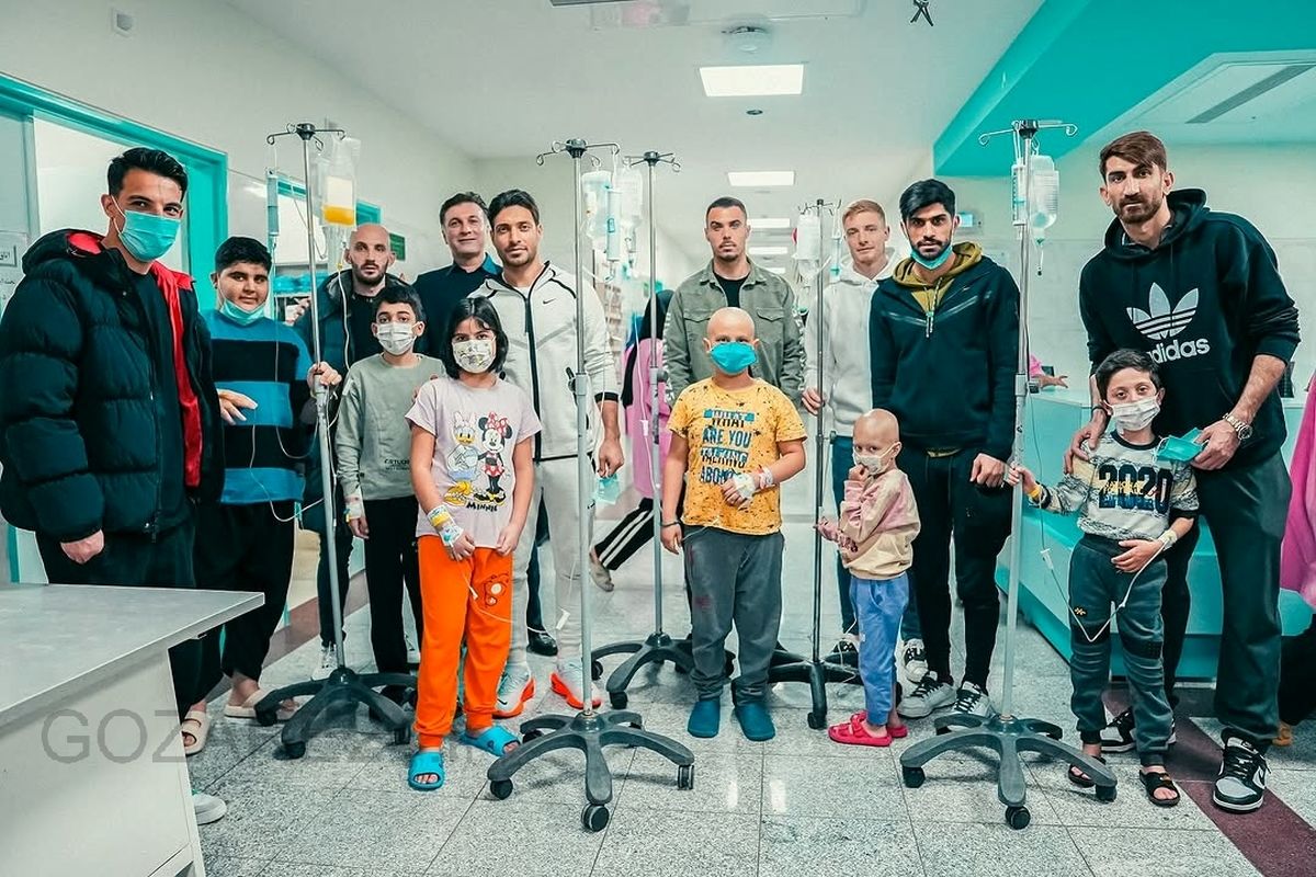 حرکت بسیار ارزشمند بیرانوند و هم تیمی هایش در باشگاه تراکتورسازی تبریز | حضور در بیمارستان کودکان مردانی آذر تبریز..
